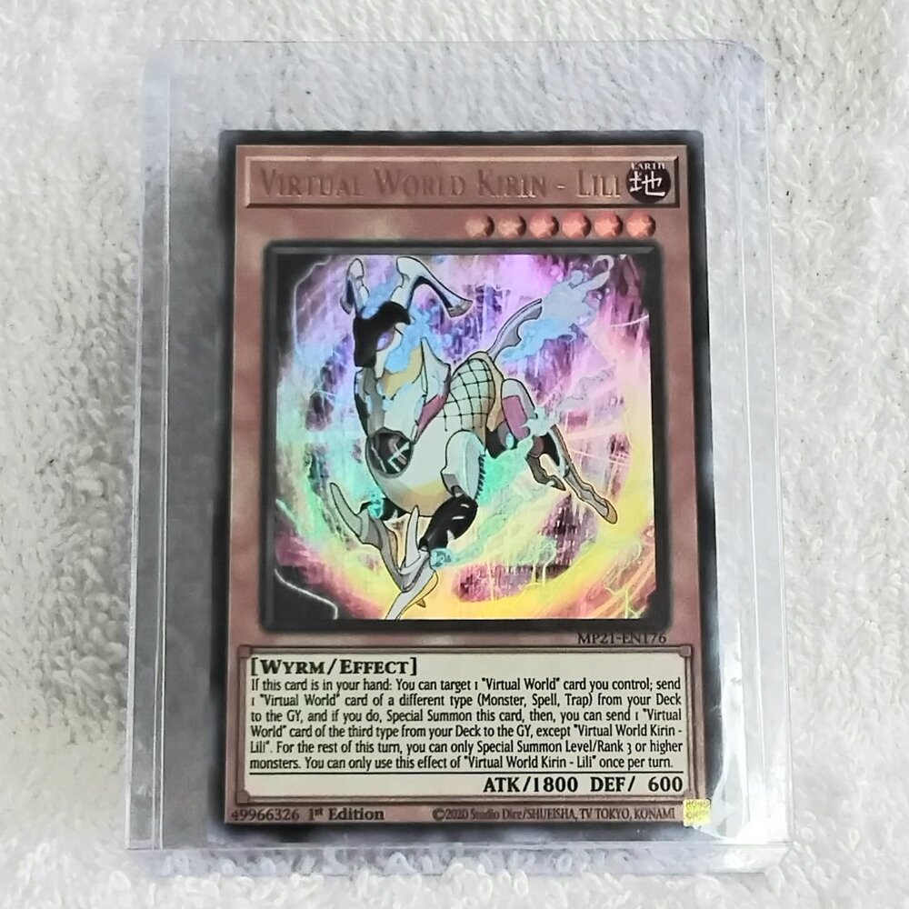 3/$35 Mint 2020 Yu-Gi-Oh! Virtual World Kirin.. MP21-EN176 UR Holo 1st Ed Card!!